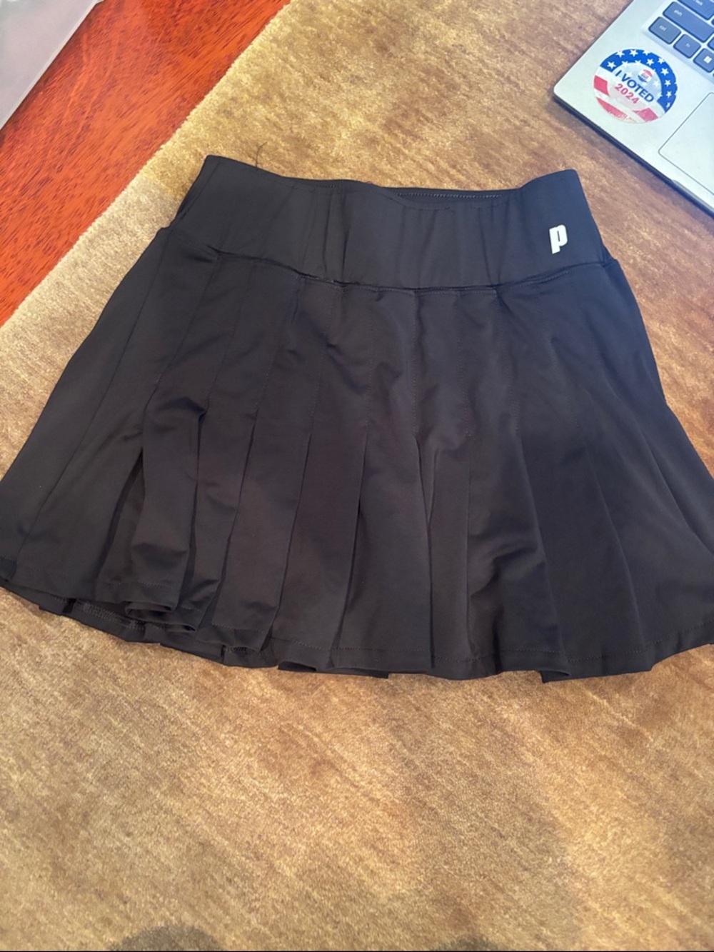 Puma Black Pleated Athletic Skirt